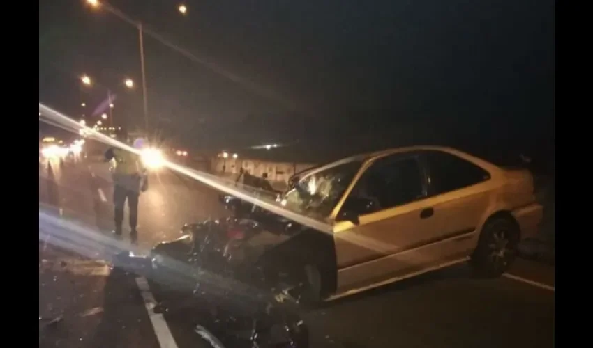 Accidente de tránsito en Panamá Oeste. 
