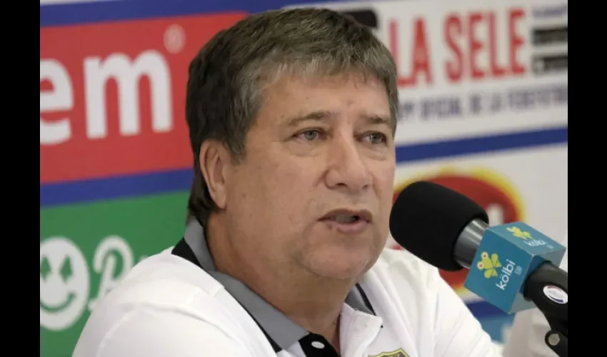 Gómez empezó a dirigir la selección de Panamá en 2014. Foto: EFE