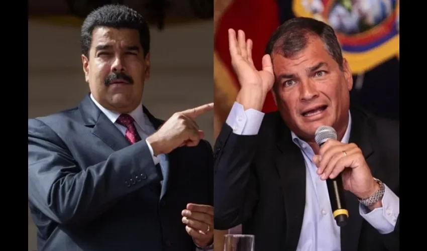 Nicolás Maduro y Rafael Correa.