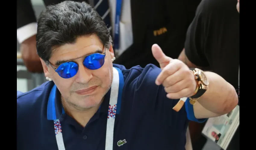Diego Armando Maradona es embajador oficial de la FIFA./AP