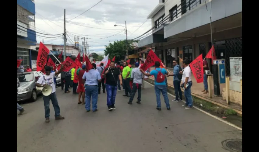 Protestas en Chiriquí por el alza en la tarifa de la energía eléctrica.