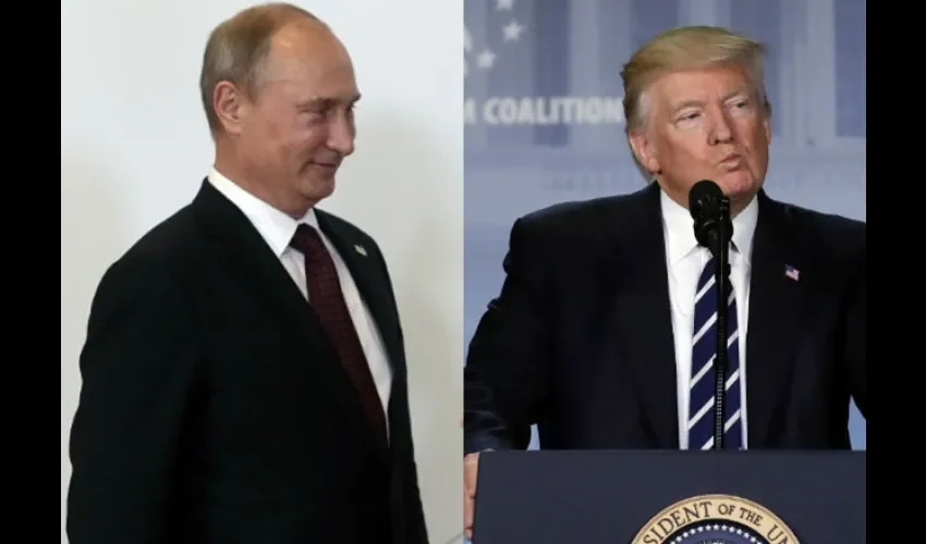 Donald Trump y Vladímir Putin.