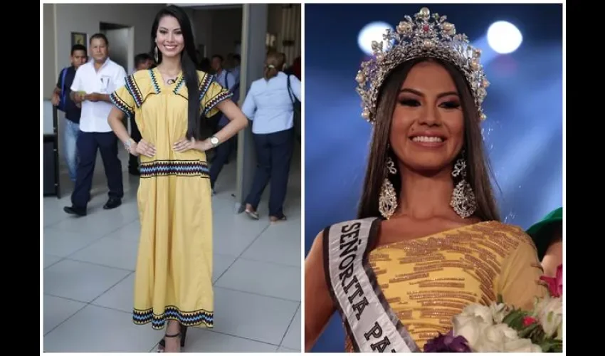 Según César Anel, Rosa es la única mujer indígena compitiendo en Miss Universo, hasta el momento. Foto / Francisco Andara.