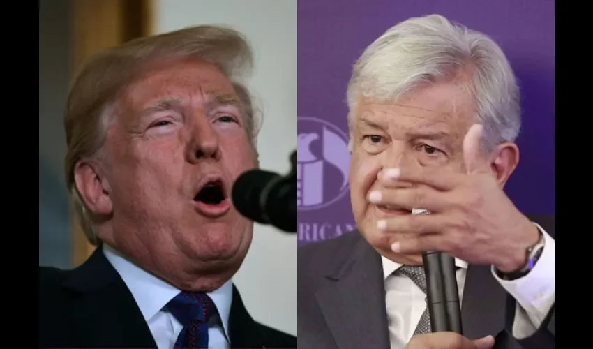 Donald Trump y Andrés Manuel López Obrador.