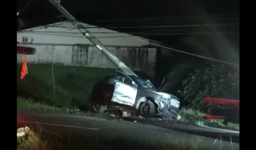 Accidente de tránsito en Colón. 