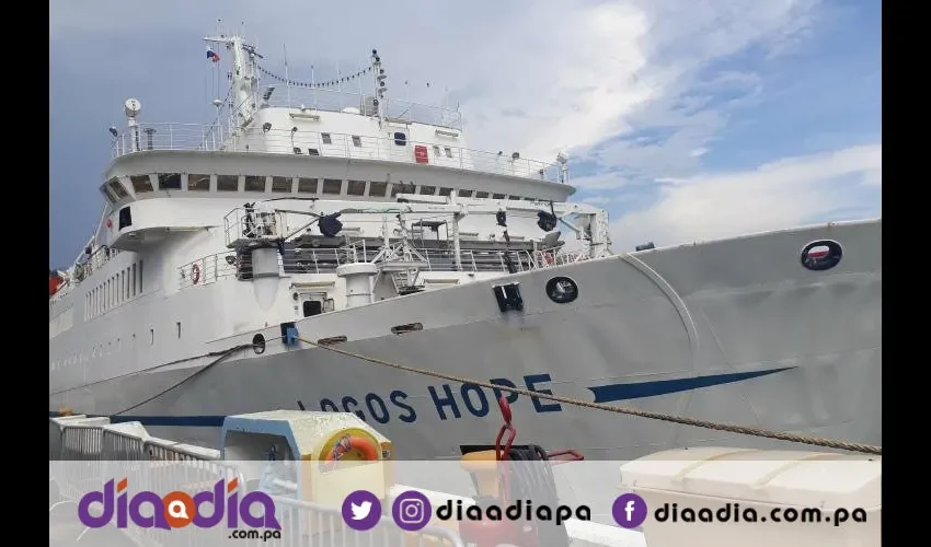 El Logos Hope era un ferry que transportaba autos. Foto: Jesús Simmons