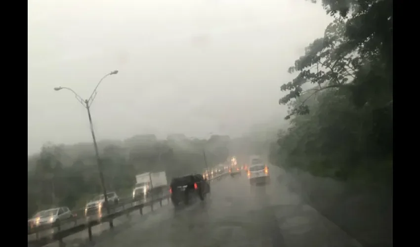 Lluvia en Panamá.