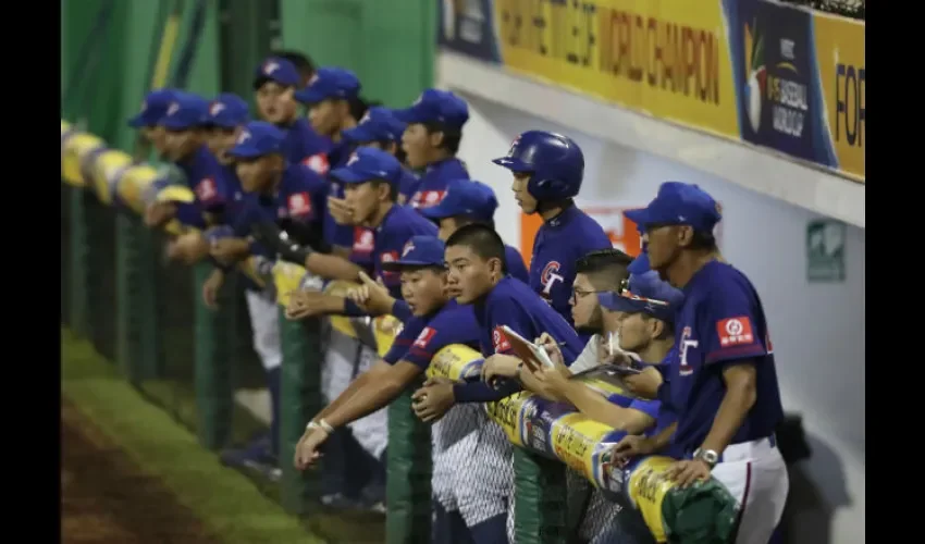 Taiwán solo ha perdido con la selección de Panamá, en el Mundial Sub-15 de Béisbol.