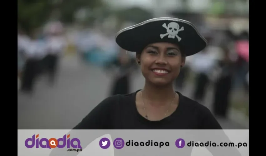Los piratas no faltaron en Panamá Viejo. Foto: Roberto Barrios