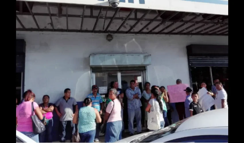 Protesta en Panamá Oeste. 