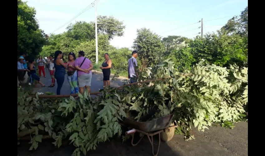 Protesta en La Rabelo.