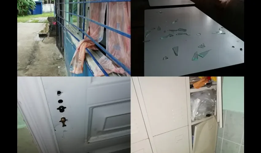 Parte de lo que vandalizaron quienes entraron al plantel con la intención de hurtar algunos bienes. Fotos: Cortesía