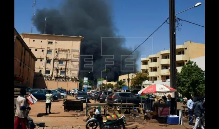 Foto ilustrativa  de un ataque a Ouagadougou, Burkina. EFE 