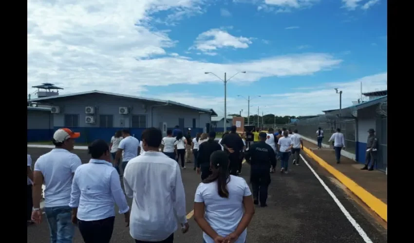 Llegan los símbolos de la JMJ a la cárcel de varones de Chiriquí 