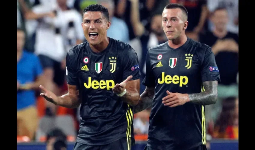 El atacante de la Juventus Cristiano Ronaldo. Foto:EFE 