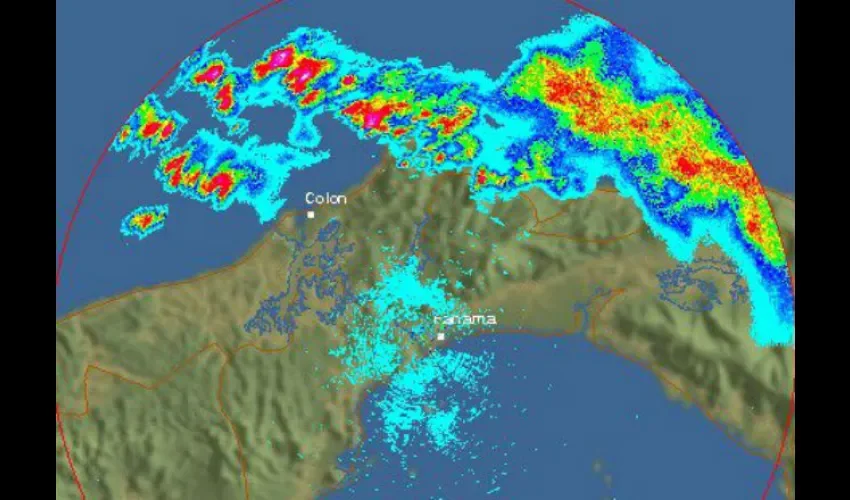 Foto ilustrativa del sistema meteorológico en Panamá. Cortesía 