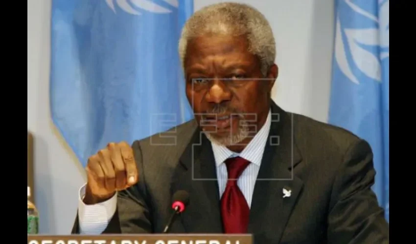 El exsecretario general de la ONU, Kofi Annan. EFE/Archivo