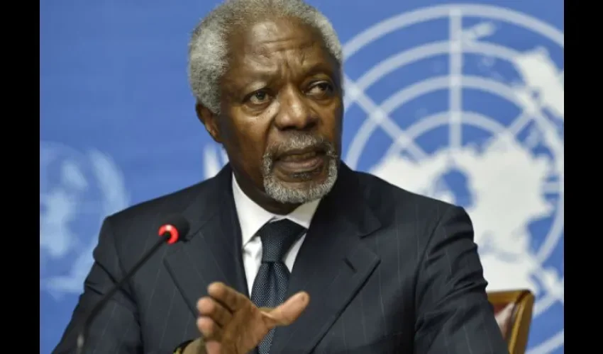  Kofi Annan.