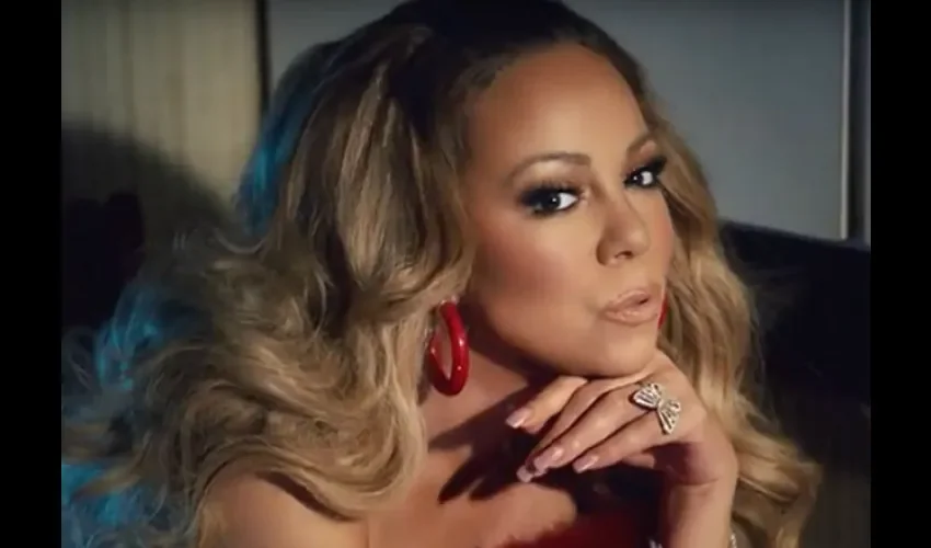 Foto ilustrativa tomada del video de Mariah Carey. 