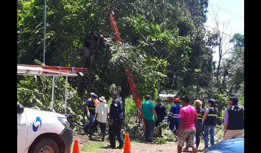 Foto ilustrativa donde fue encontrada la persona. 