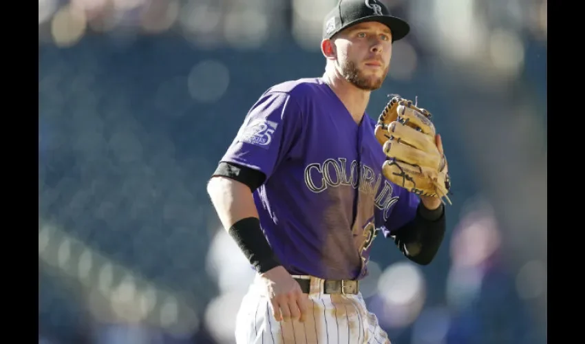 Trevor Story está en su tercera temporada con los Rockies de Colorado.