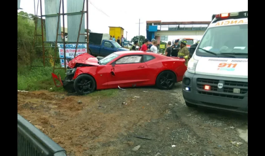 Accidente de tránsito en Panamá Oeste.