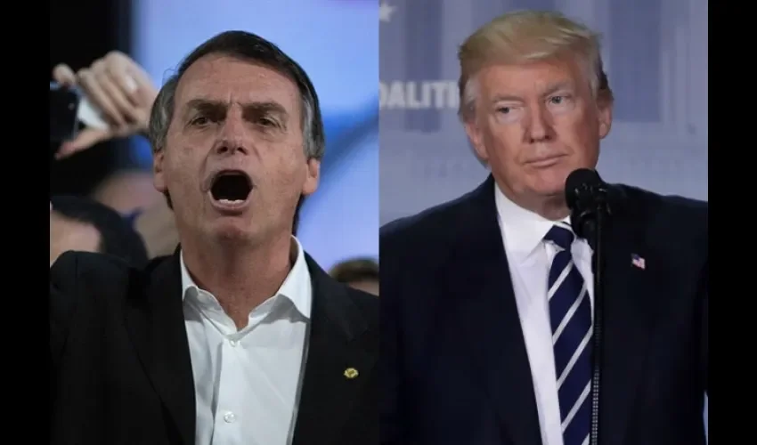 Jair Bolsonaro y Donald Trump.