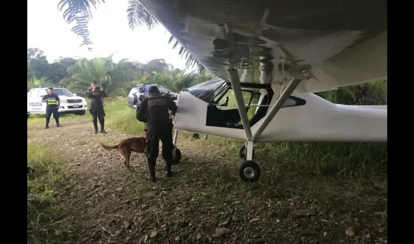 La aeronave voló de forma irregular (sin registro aéreo).