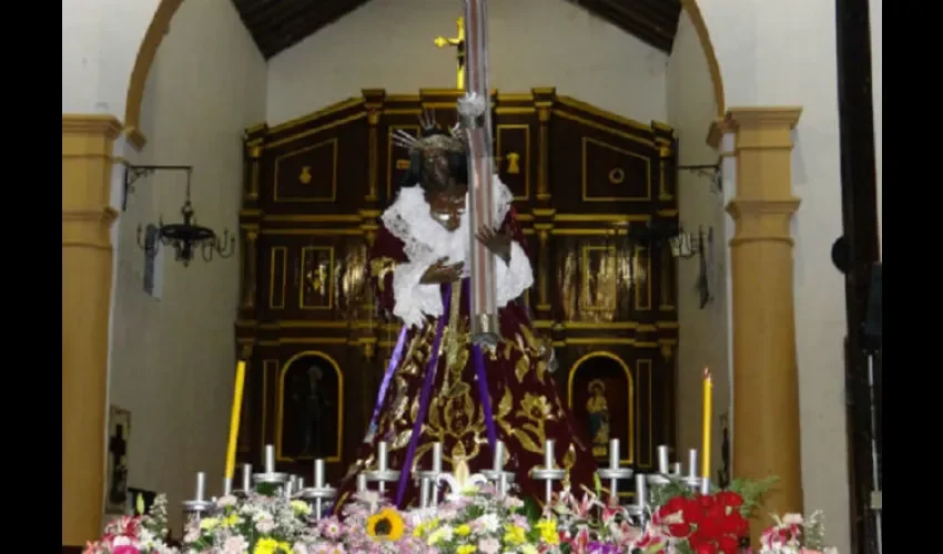 Cristo Negro de Portobelo. Foto: Diómedes Sánchez