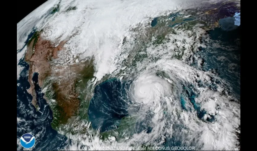 Fotografía cedida por la Administración Nacional Oceánica y Atmosférica de los Estados Unidos (NOAA). EFE 