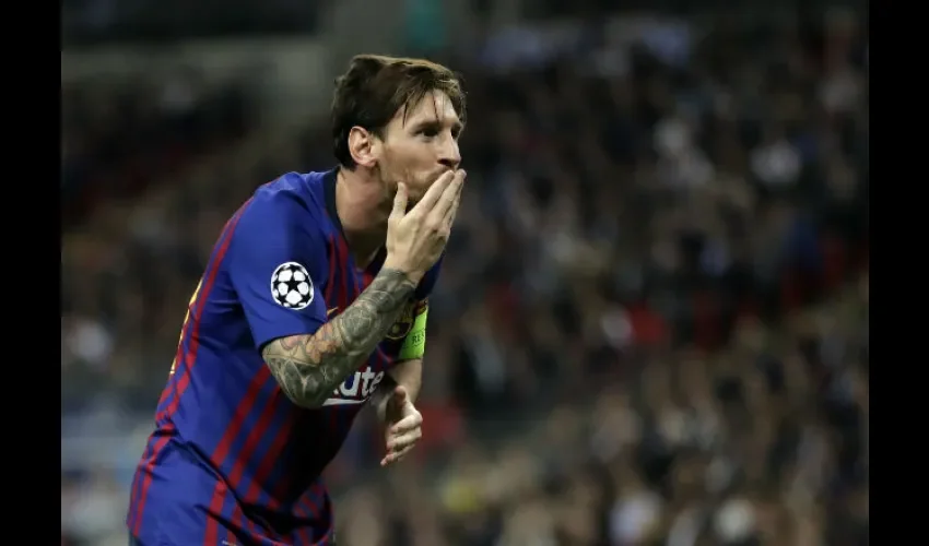 El jugador argentino Lionel Messi. Foto: AP