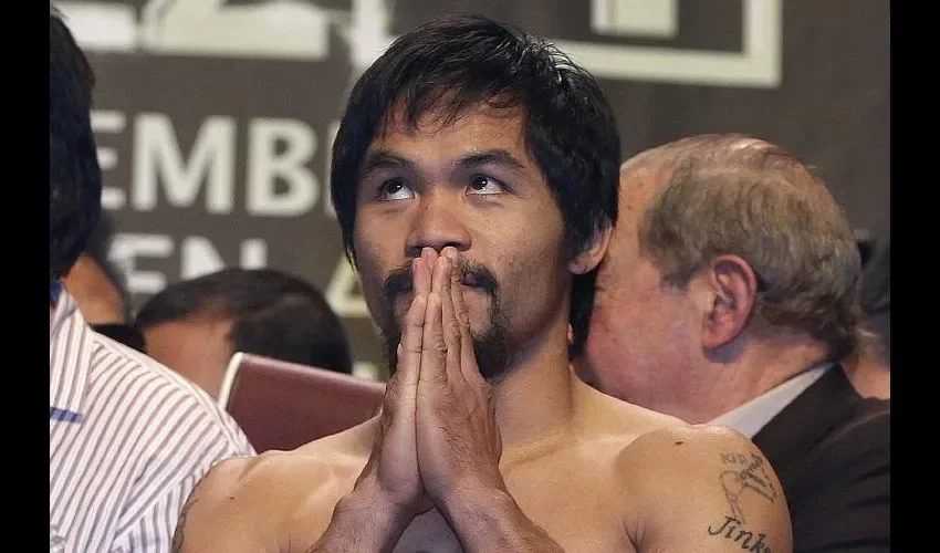 El boxeador filipino Manny Pacquiao. Foto: EFE