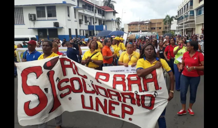La marcha se realizó en ciudad de Panamá. Foto: Jesús Simmons