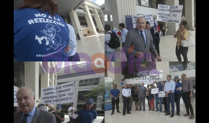 Entregaron más de mil 500 firmas que habían sido recolectadas en los últimos días. Fotos: Roberto Barrios