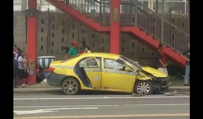 Accidente de tránsito en Colón. 