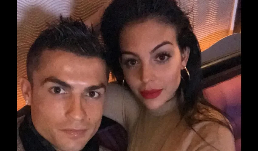 Cristiano Ronaldo junto a Georgina Rodríguez./Instagram