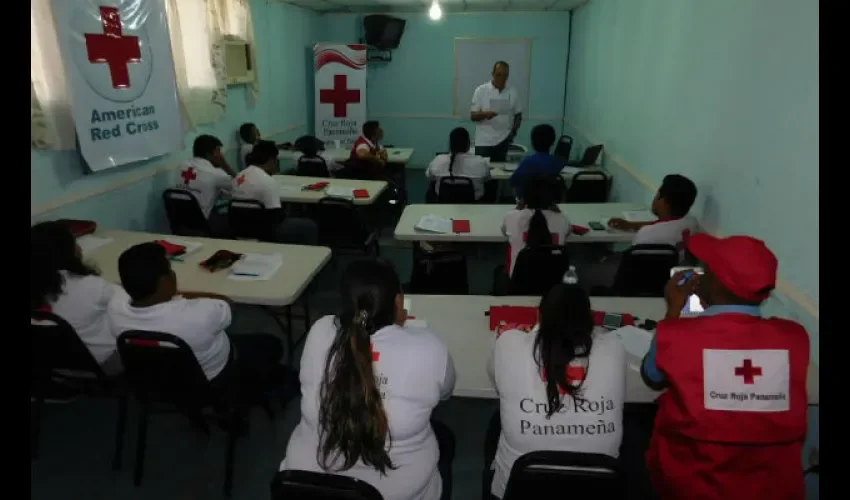 Foto ilustrativa de miembros de la Cruz Roja. Cortesía 