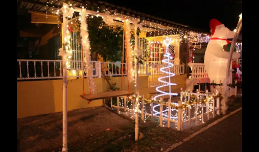 Decoraciones navideñas. 