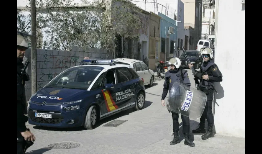 Foto ilustrativa de unidades de la Policía española. Cortesía. 