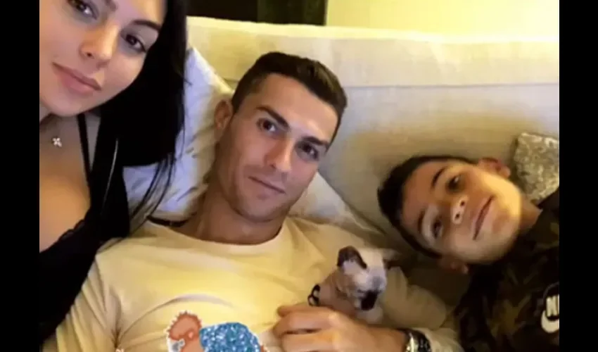 La nueva mascota de Cristiano Ronaldo y su familia. 