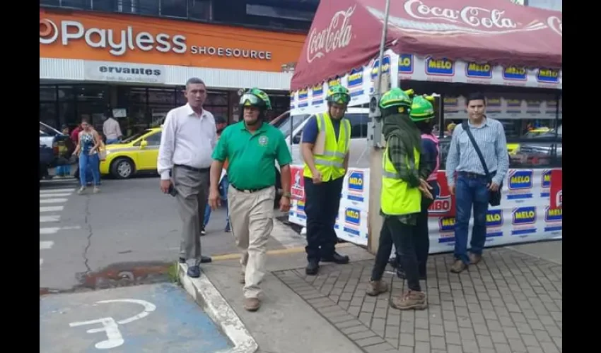 Foto ilustrativa del recorrido de la inspección. 