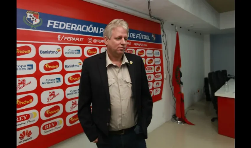Mateo Fábregaas, tesorero de la Federación Panameña de Fútbol. Foto: Anayansi Gamez