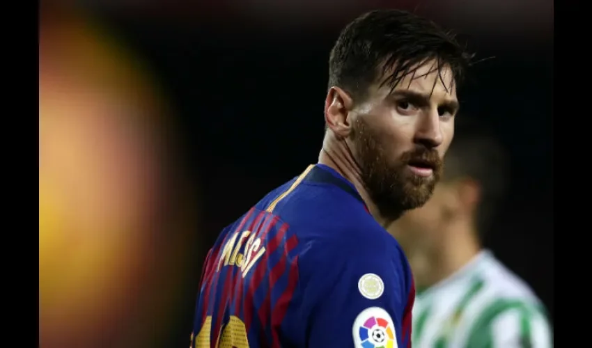 Lionel Messi juega desde la temporada 2004 con el Barcelona.