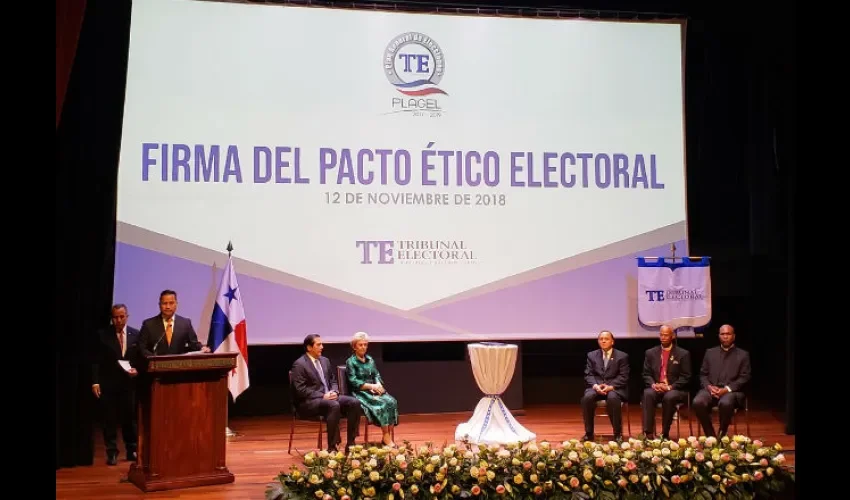 La actividad es organizada por el Tribunal Electoral. Foto: Cortesía