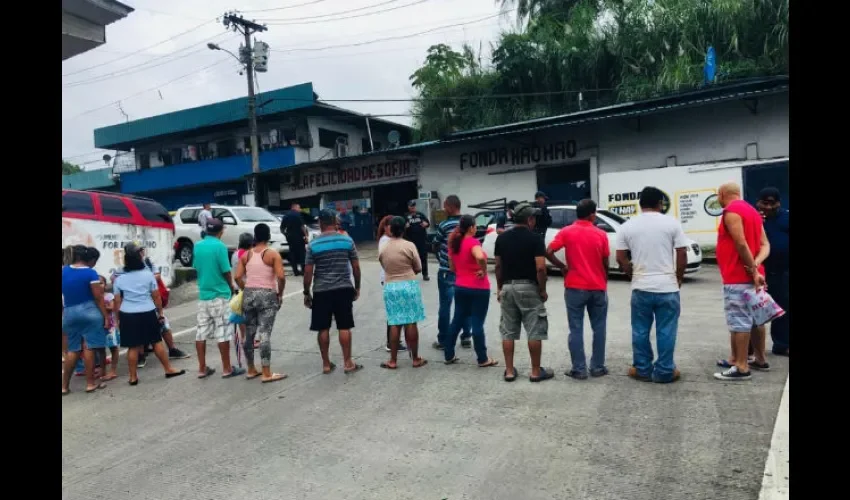 Protesta en San Miguelito.