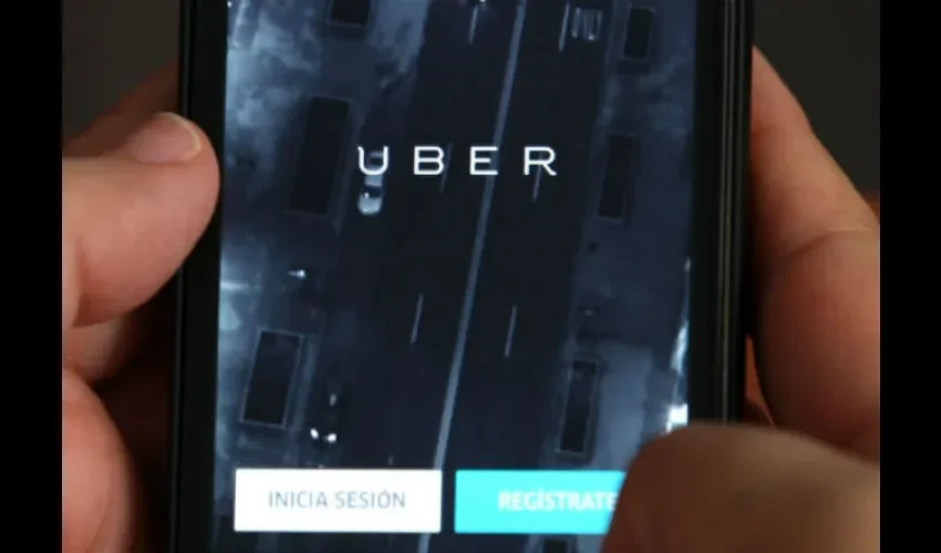 Uber en Panamá. 