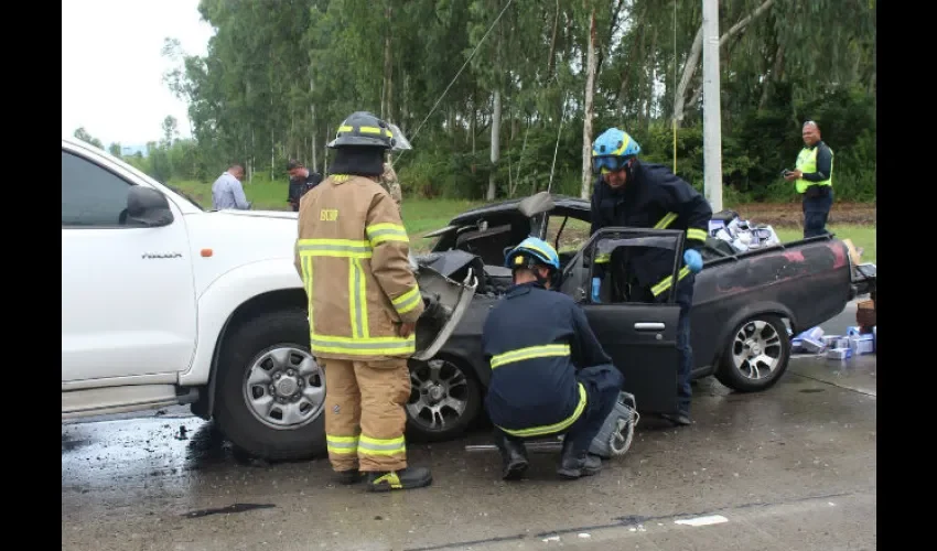 Accidente de tránsito en Coclé. 