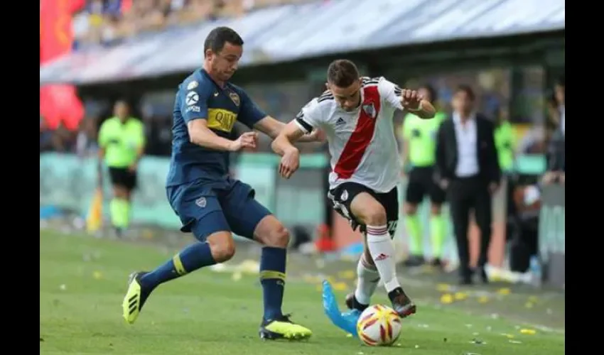  River Plate y Boca Juniors empataron a dos goles en la final de ida, en la Bombonera.