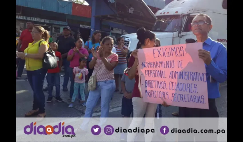 La protesta provocó un gran tranque en la entrada de La Cabima. Foto: Roberto Barrios