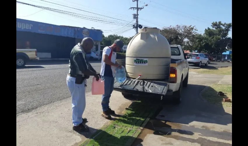 Chitré sin agua. 